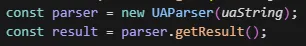 ua-parser-js 라이브러리